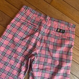 Omighty pink plaid trousers